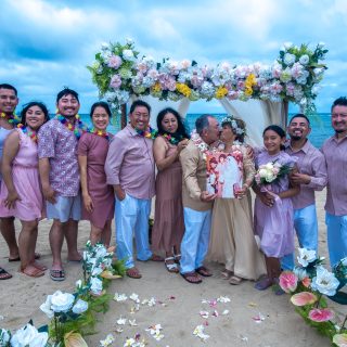 Our family with their parents for 50 year vow renewal