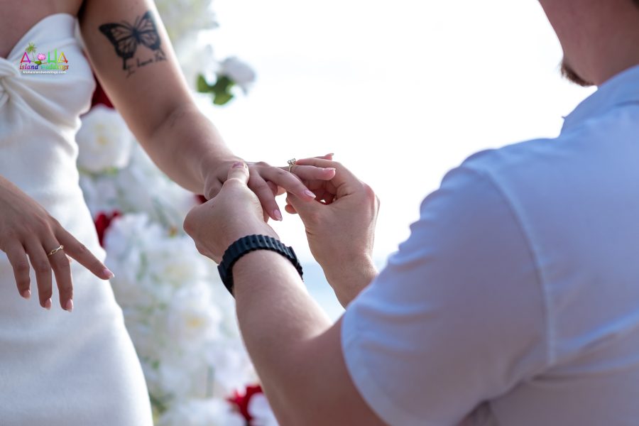 putting on the ring